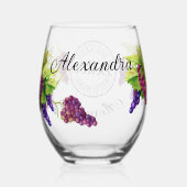 Trinkbehälter Set Weinglas Ohne Stiel (Rückseite)