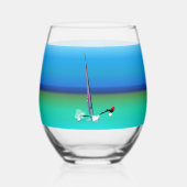 Trinkbehälter Set Weinglas Ohne Stiel (Rückseite)