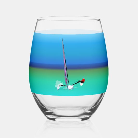 Trinkbehälter Set Weinglas Ohne Stiel (Rückseite)