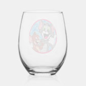 Trinkbehälter Set Weinglas Ohne Stiel (Rückseite)