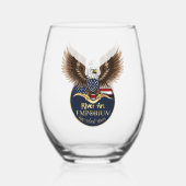 Trinkbehälter Set Weinglas Ohne Stiel (Rückseite)