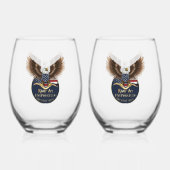 Trinkbehälter Set Weinglas Ohne Stiel (Vorderseite)