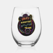 Trinkbehälter Set Weinglas Ohne Stiel (Rückseite)