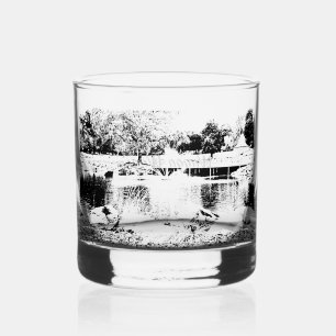 Trinkbehälter Style: Bedrucktes Rockglas, Whiskyglas