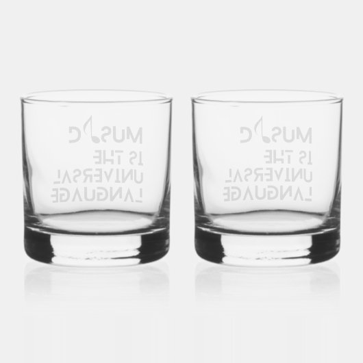 Trinkbehälter Style: Rockglas, Set Whiskyglas (Rückseite)