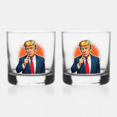Trinkbehälter Style: Rocks-Glas, Set: Set von Whiskyglas (Vorderseite)