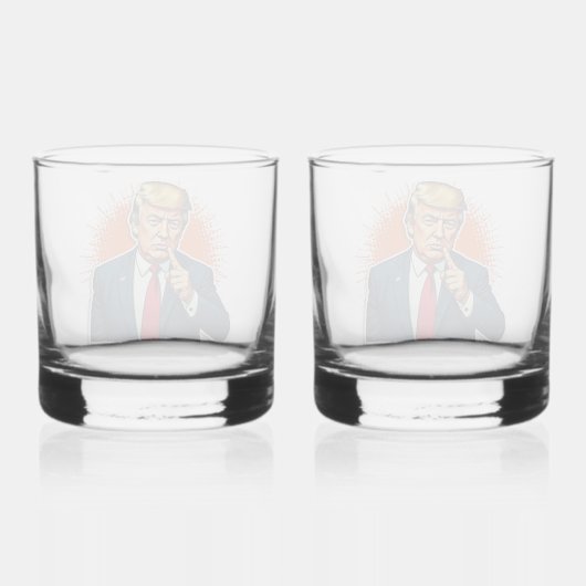 Trinkbehälter Style: Rocks-Glas, Set: Set von Whiskyglas (Rückseite)