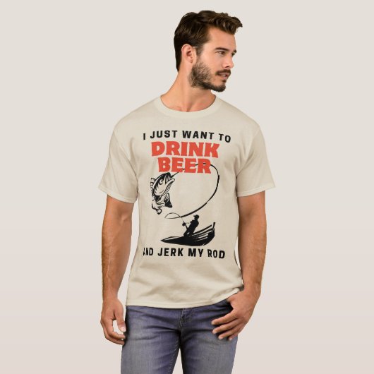 Trinkbier T-Shirt (Vorne ganz)