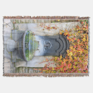 Trinkbrunnen im Herbst, Ungarn Decke