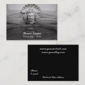 Trinkbrunnen Neptun Visitenkarte (Vorne/Hinten)