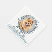 Trinke auf mich! Chow Chow Chow Dog Pet Hochzeit Serviette (Ecke)