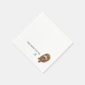 Trinke auf mich! Goldendoodle Cocktail Napkin Serviette (Ecke)