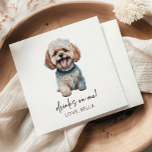 Trinke auf mich! Maltipoo Dog Wedding