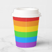 Trinke den Regenbogen Pappbecher (Rechts)