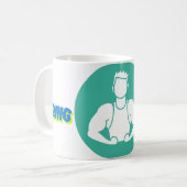 Trinke Gesund Fitnesstasse Kaffeetasse (Vorderseite Links)