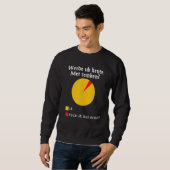 Trinke ich Mead heute mittelalterliches Walhalla H Sweatshirt (Vorne ganz)