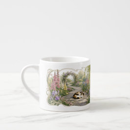 Trinke in den Garten Becher Espressotasse