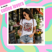 Trinke Kaffee und sei glücklich Tri-Blend Shirt