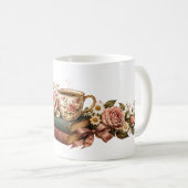 Trinke langsam, lebe sanft kaffeetasse (VorderseiteRechts)