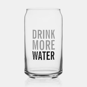 Trinke mehr Wasser   Einfach Minimalistisch Dosenglas