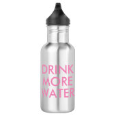 Trinke mehr Wasser | Funny Spaß Waterflasche Trinkflasche (Rechts)
