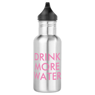 Trinke mehr Wasser   Funny Spaß Waterflasche Trinkflasche