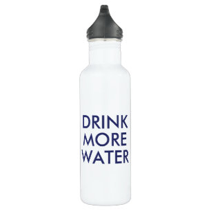 Trinke mehr Wasser   Funny Spaß Waterflasche Trinkflasche