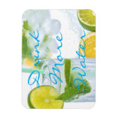 Trinke mehr Wasser Magnet (Vertikal)