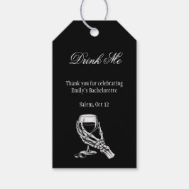 Trinke Mich Goten Skelett Hand Schwarzer Junggesel Geschenkanhänger