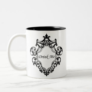 Trinke mich! zweifarbige tasse