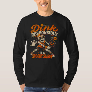 Trinke verantwortungsvoll Gruselige Jahreszeit Hal T-Shirt