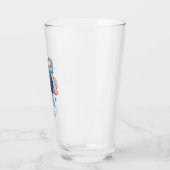 Trinke Wasser und vergesse deine Sorgen Glas (Links)