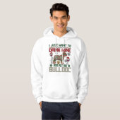 Trinke Wein Bulldogge Hund hässlicher Pullover Wei (Vorne ganz)