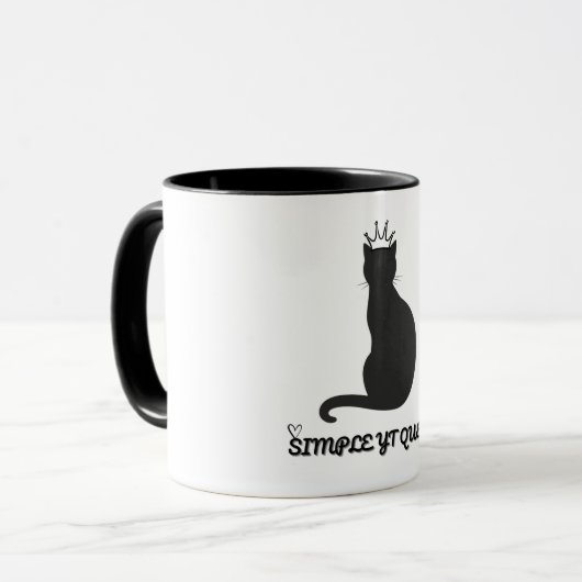 Trinke wie ein Mitglied des Königshauses! Tasse (Vorderseite Links)