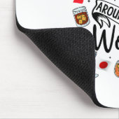 Trinken auf der ganzen Welt Urlaubstrinkshow Mousepad (Ecke)