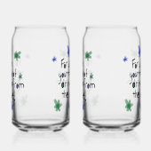 Trinken aus dem Schlauchglas Dosenglas (Rechts)