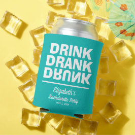 Trinken Betrunkener Junggeselinnen-Abschied trinke Dosenkühler