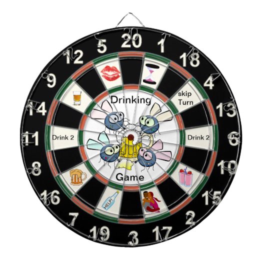 Trinken Bier Dart Board Spiel Dartscheibe (vorne)