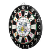 Trinken Bier Dart Board Spiel Dartscheibe (Vorderseite rechts)