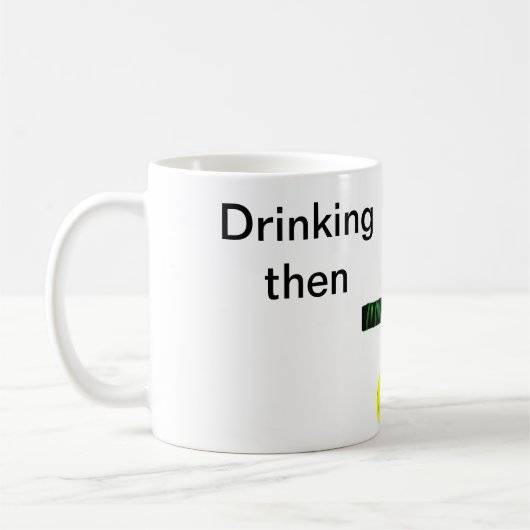 Trinken dann Pickleball Kaffeetasse (Links)