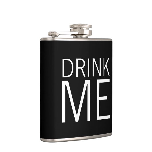 Trinken | Einfach Minimalistisch Flachmann (Rechts)