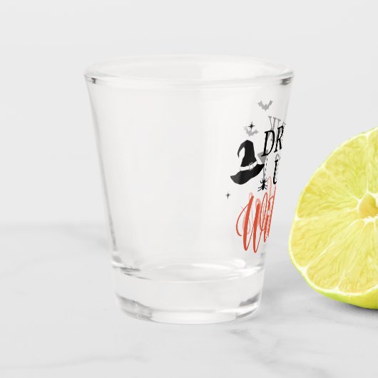Trinken Hexen Halloween Funny Party Schnapsglas (Links)