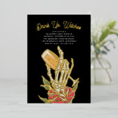 Trinken, Hexen | HALLOWEEN-PARTY Folieneinladung (Stehend vorne)