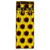 Trinken im Sonnenschein - Weinbeutel Geschenktüte Für Weinflaschen (Vorderseite)
