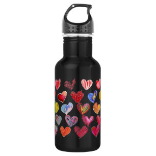 Trinken in der Liebe Wasser -30 Herz Edelstahlflasche