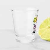 Trinken in meiner Hand, Zehen in der Sonne Schnapsglas (Links)