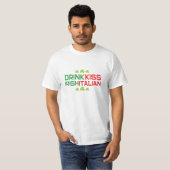 Trinken Irish Kiss Italian St. Patricks Day Value T-Shirt (Vorne ganz)
