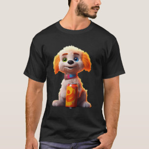 Trinken Lemonade Welpe Paw Soda Pop Welpen Sommer T-Shirt