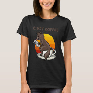 Trinken meine Kackenden Kaffee Katze kopi lauwak L T-Shirt