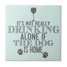 Trinken mit dem Hund | Funny Untersetzer